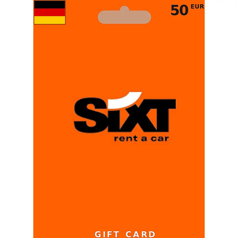 Buy Sixt Rent A Car (DE+AT) Gift Card 50 EUR GERMANY - Instant Delivery | Aussui