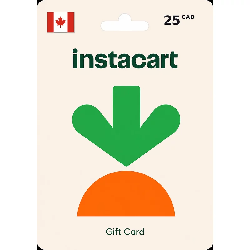 Buy Instacart Gift Card 25 CAD CANADA - Instant Delivery | Aussui