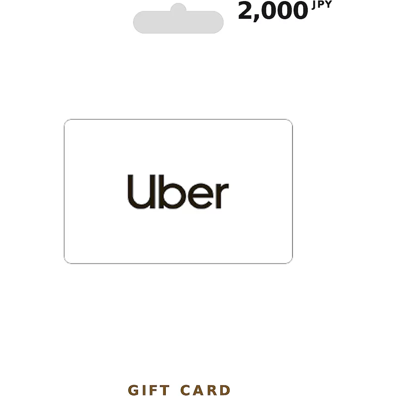 Buy Uber & Uber Eats Voucher Gift Card 2000 JPY GLOBAL - Instant Delivery | Aussui