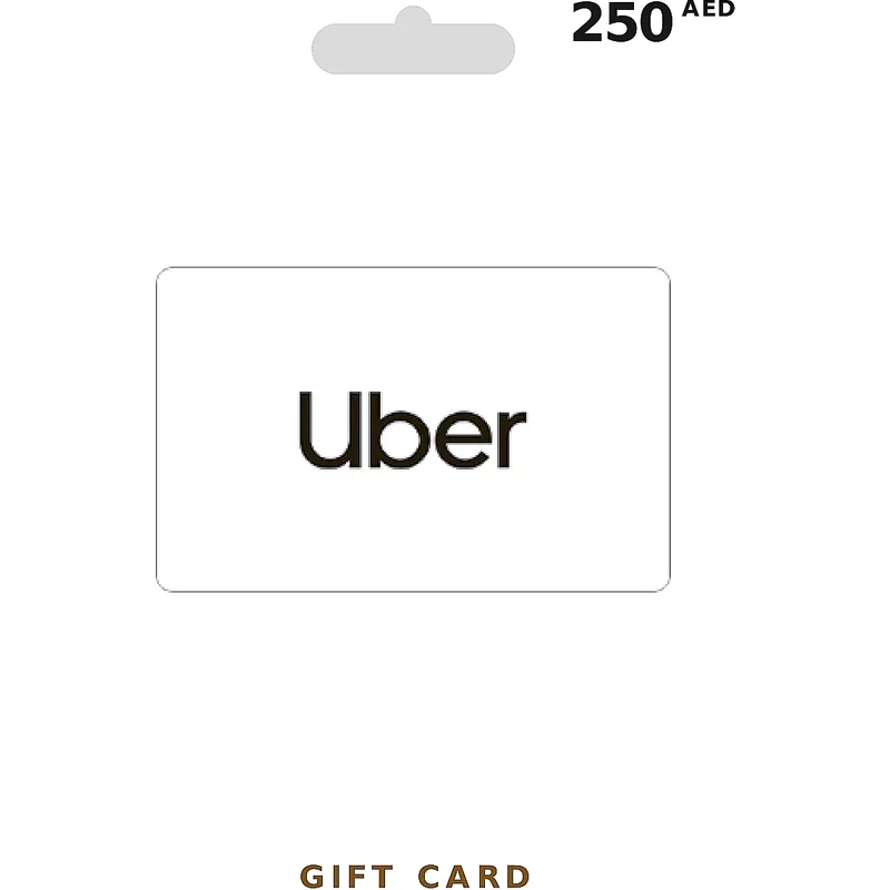 Buy Uber Rides Voucher Gift Card 250 AED GLOBAL - Instant Delivery | Aussui