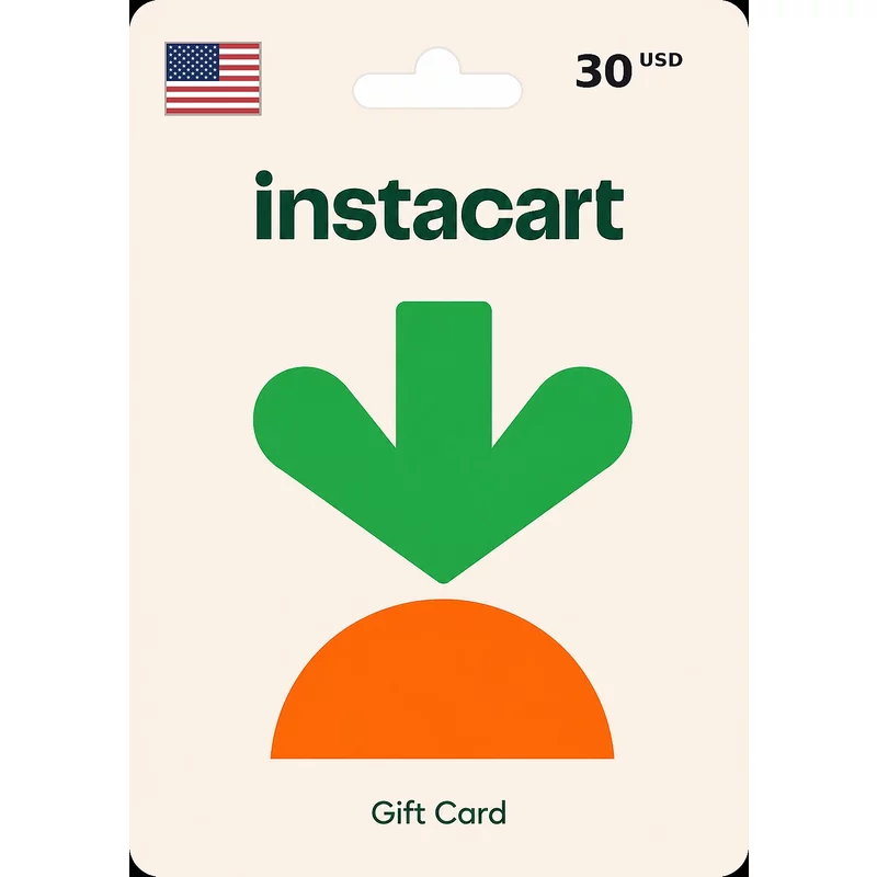 Instacart Gift Card 30 USD (US) โ Instant Code | Aussui