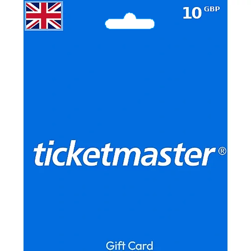 Ticketmaster Gift Card 10 GBP (UK) – Instant Code | Aussui