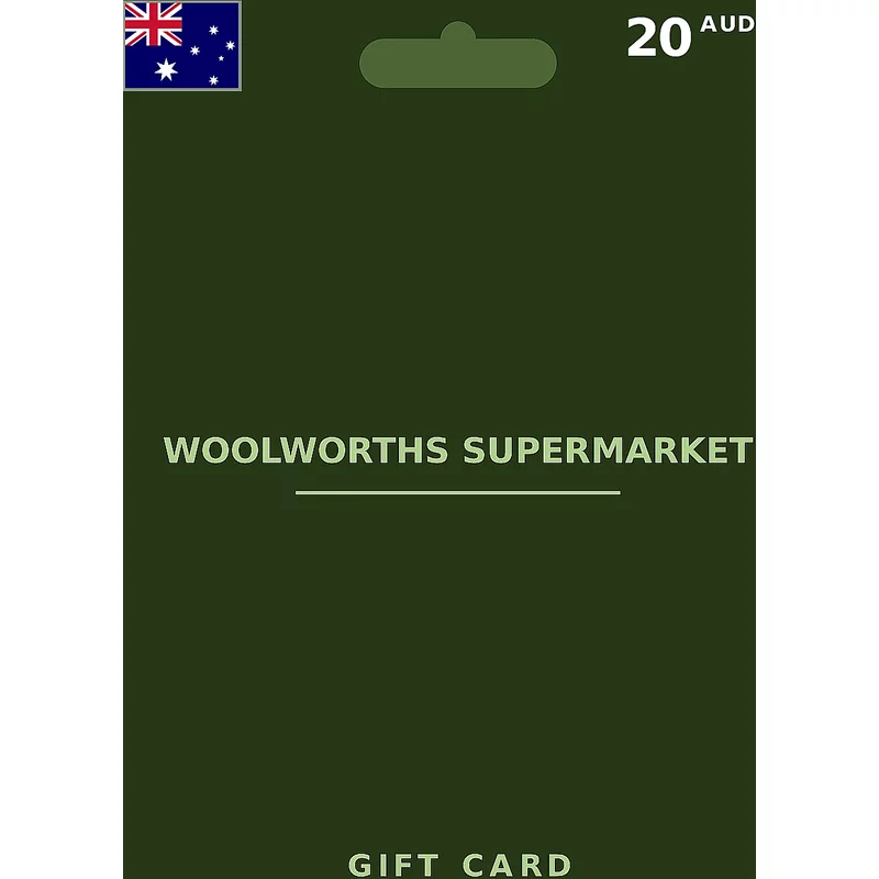 Buy Woolworths Supermarket Gift Card 20 AUD AUSTRALIA - Instant Delivery | Aussui