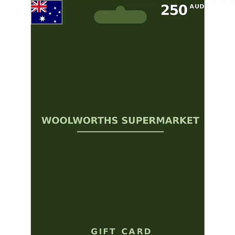Buy Woolworths Supermarket Gift Card 250 AUD AUSTRALIA - Instant Delivery | Aussui