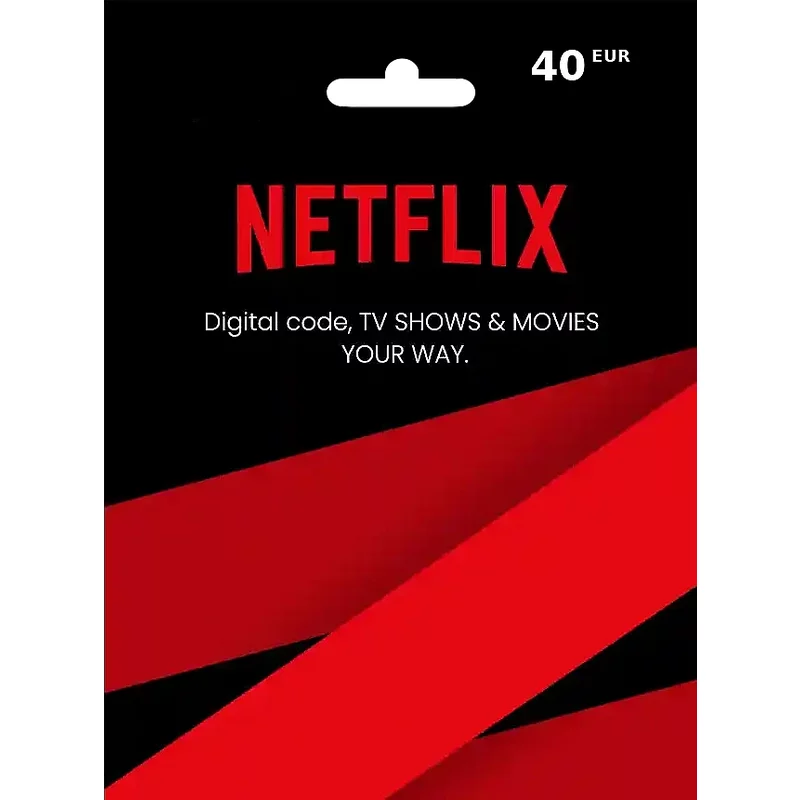 Netflix Gift Card 40 EUR (Europe) – Instant Code | Aussui