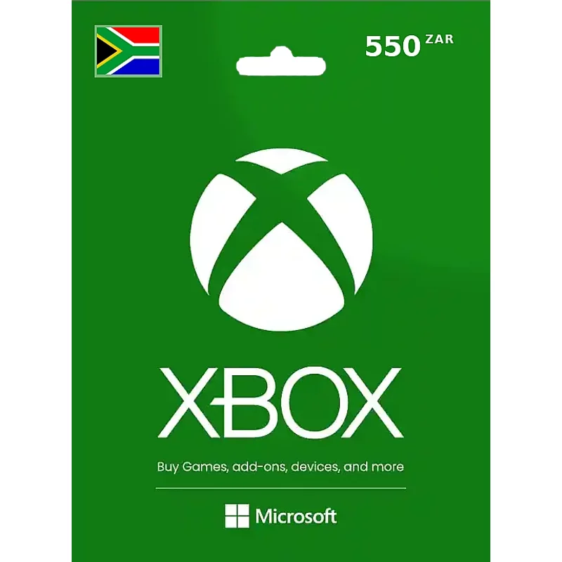 Buy XBox Gift Card 550 ZAR SOUTH AFRICA - Instant Delivery | Aussui