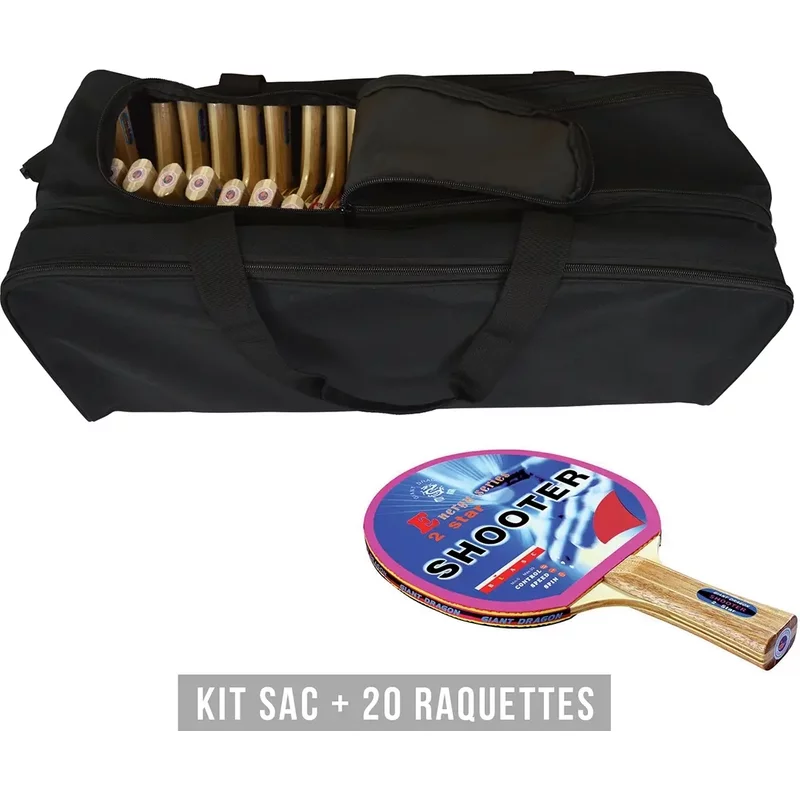 Kit raquette (sac + 20 raquettes) Sporti Shooter