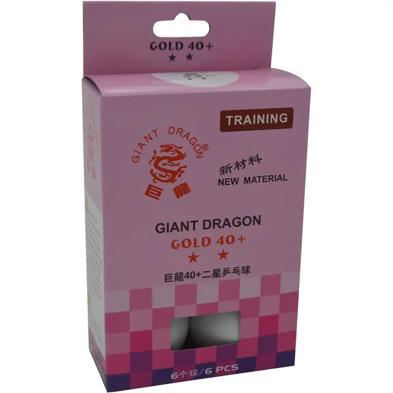 Boite de 6 balles de tennis de table Sporti