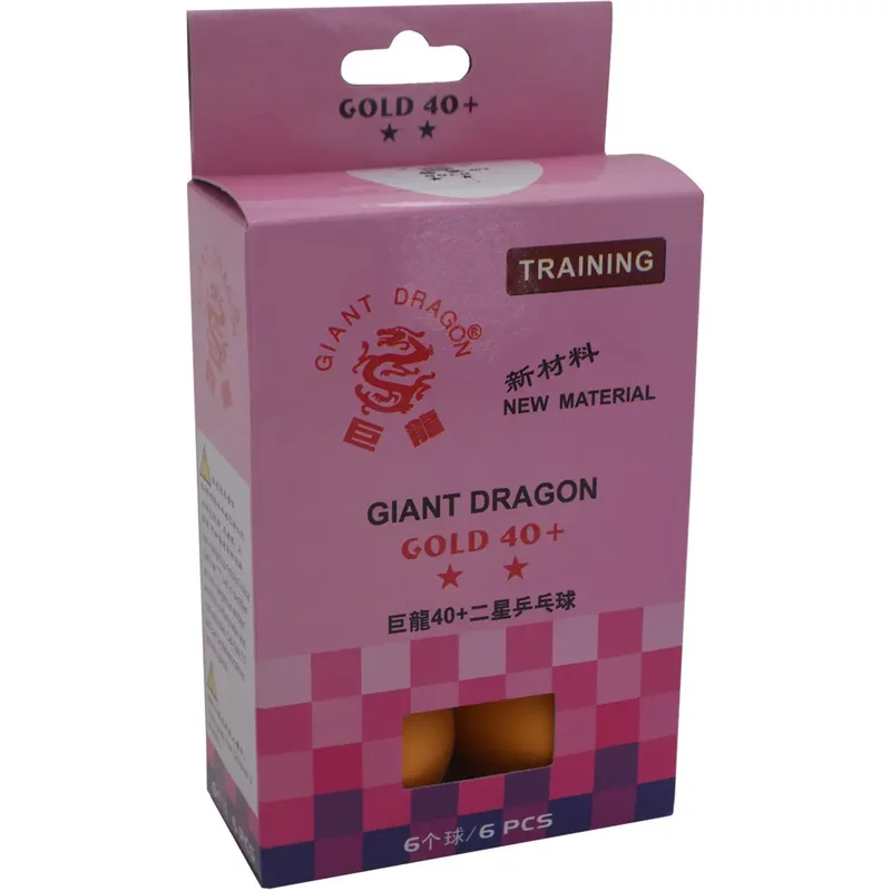 Boîte de 6 balles de tennis de table Sporti