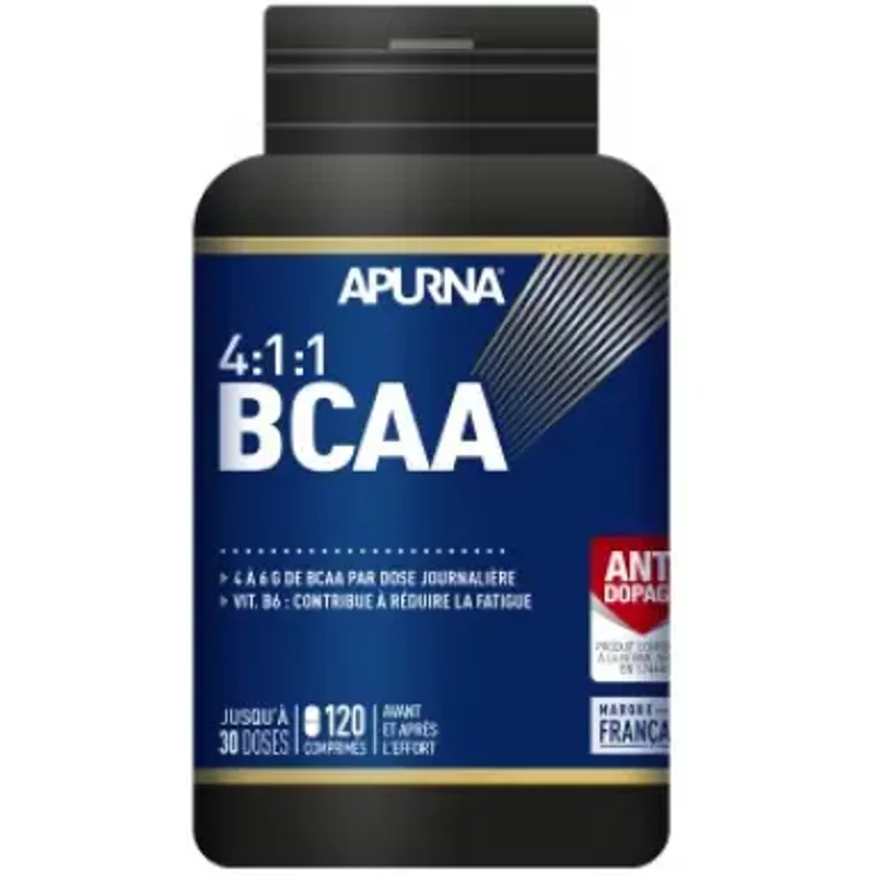 Pot de 120 comprimés Apurna BCAA 4:1:1