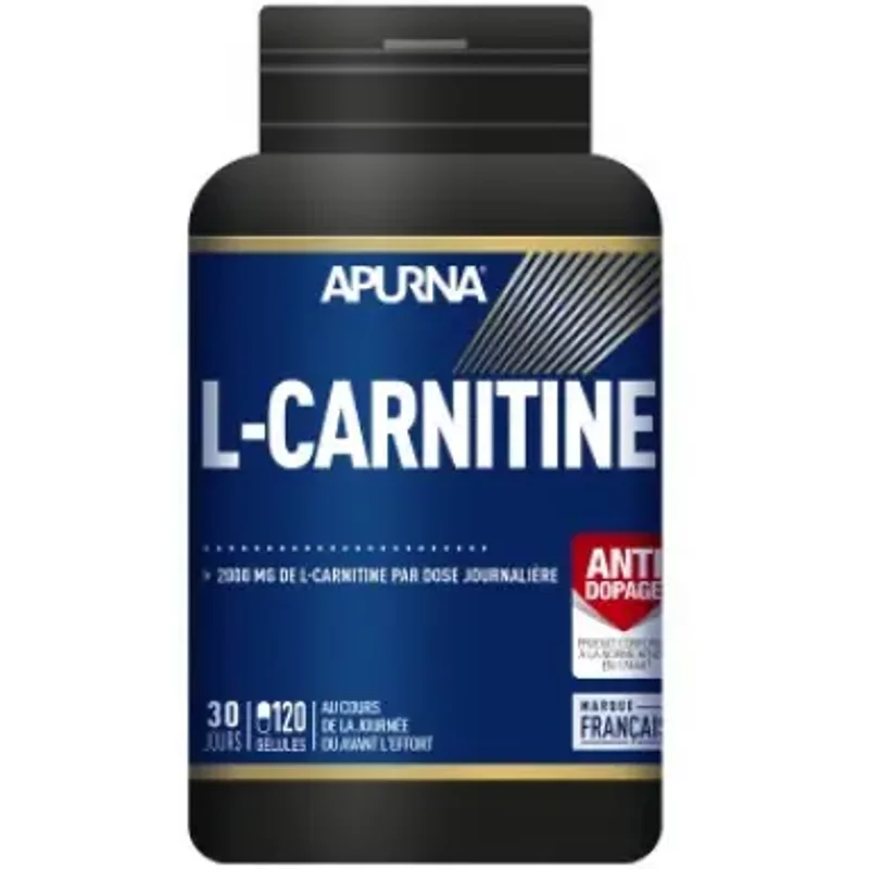 Pot de 120 gelules Apurna L-Carnitine