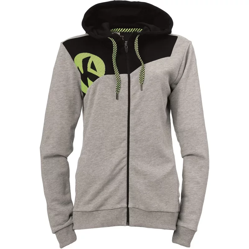 Sweat zippé femme à capuche Kempa Caution