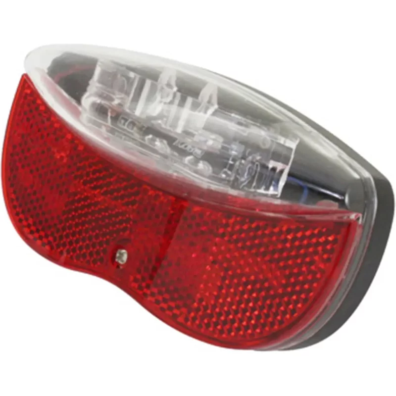 Éclairage vélo à pile arrière sur porte-bagages 2 Leds P2R
