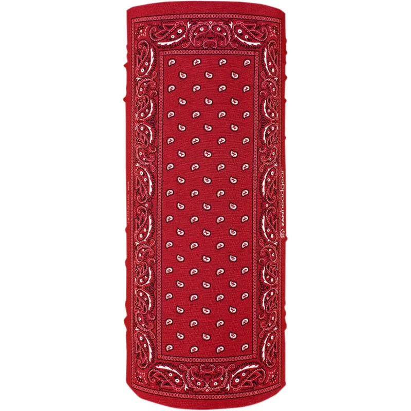 Tour de cou moto Zan Headgear motley tube™ paisley red all weather one size