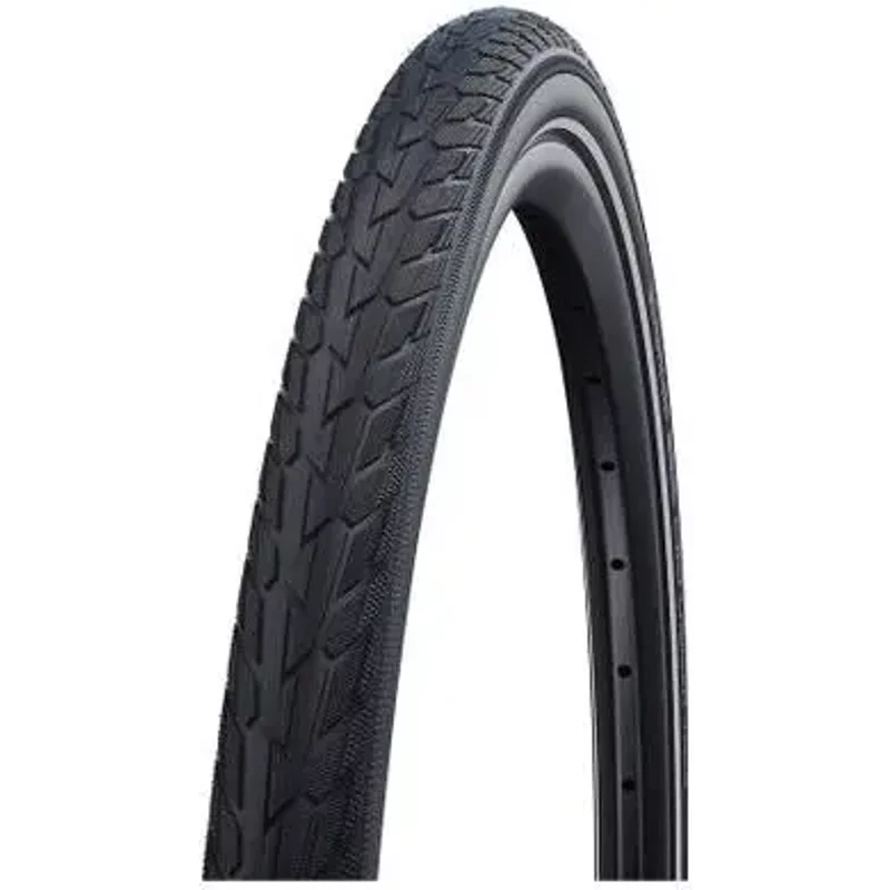 Pneu rigide réfléchissant Schwalbe Road Cruiser K-Guard Green Compound HS484 Twinskin 47-559