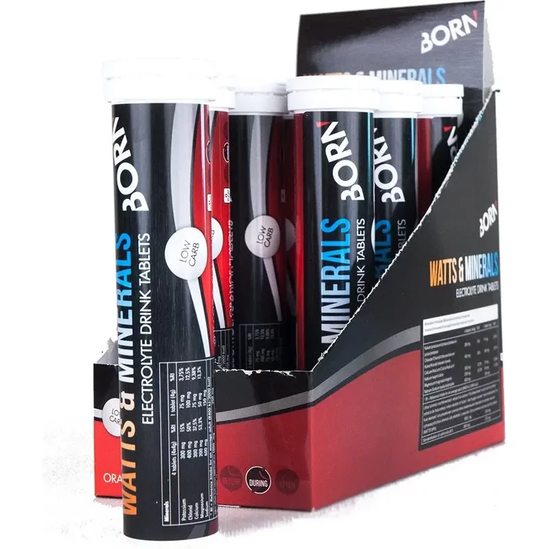 Boîte de 8 sachets de boisson minéraux Born - orange