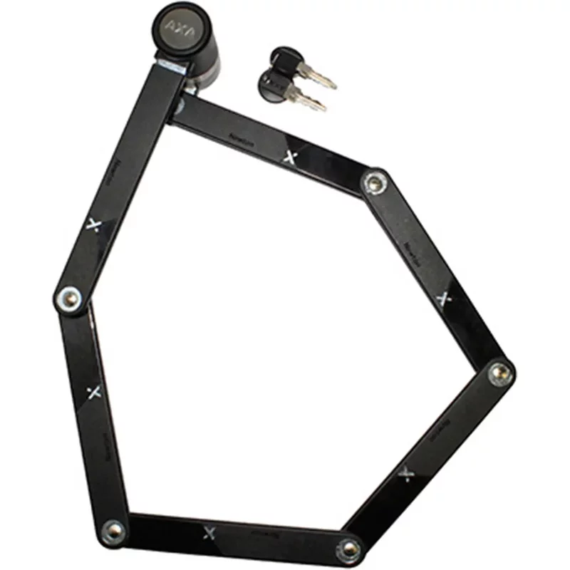 Antivol pliable vélo type couteau avec support - sécurité niveau 9/15 Axa-Basta FL90K