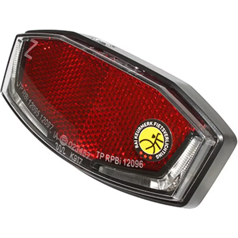 Éclairage vélo à dynamo arrière sur porte-bagage Spanninga Lineo Xd