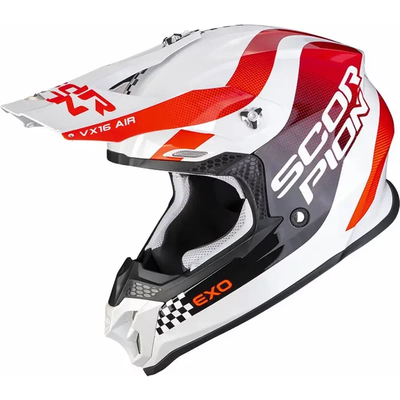 Visière casque de moto Scorpion vx-16 PEAK SOUL
