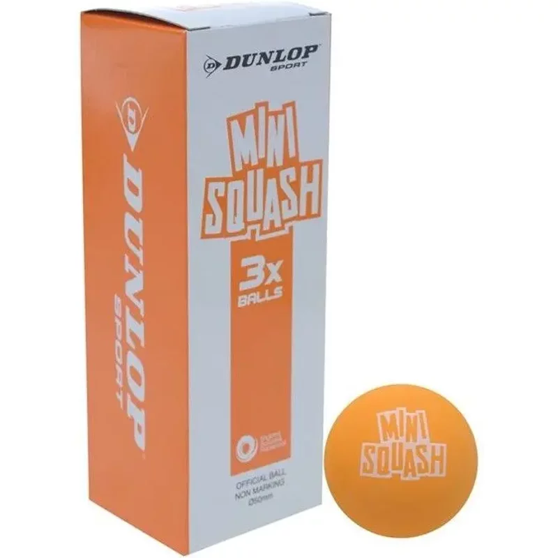 Lot de 3 balles de squash Dunlop play