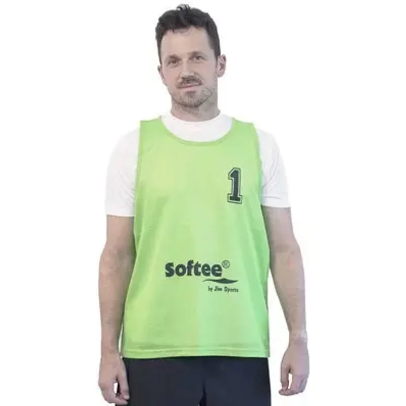 Lot de 5 chasubles numerotées de 1 à 5 Softee