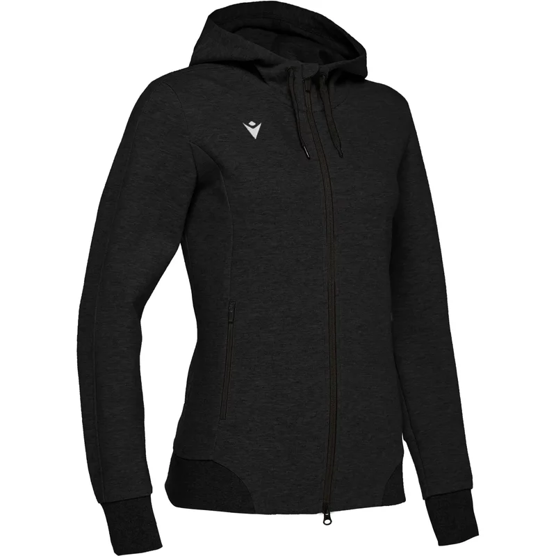 Sweat à capuche zippé femme Macron lyre