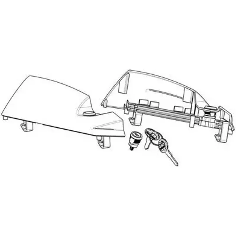 Kit d'ouverture pour top case moto Shad Sh23