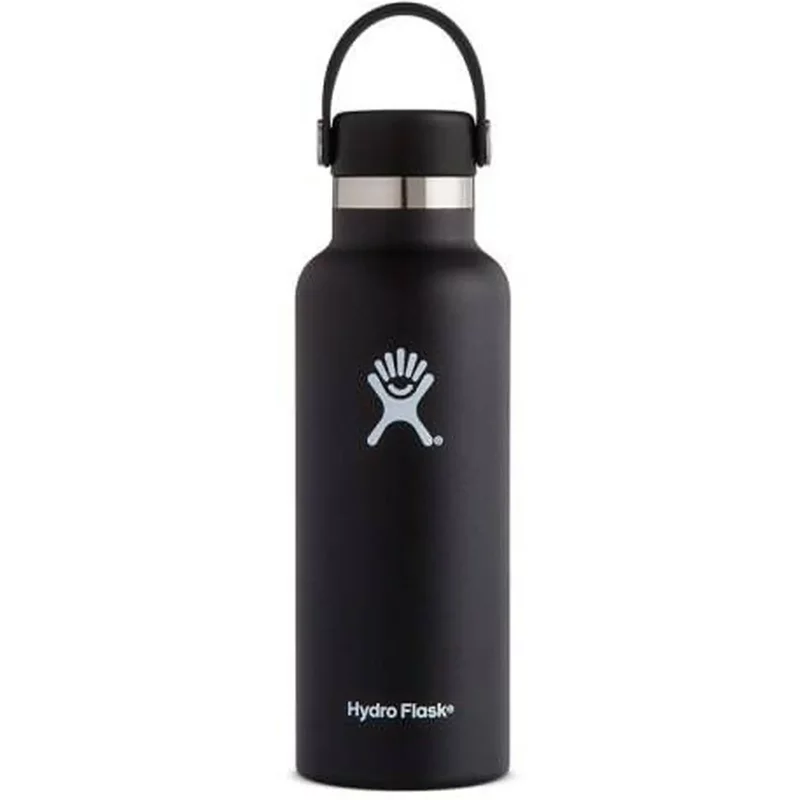 Standard thermos Hydro Flask with standard mouth flex cap 18 oz