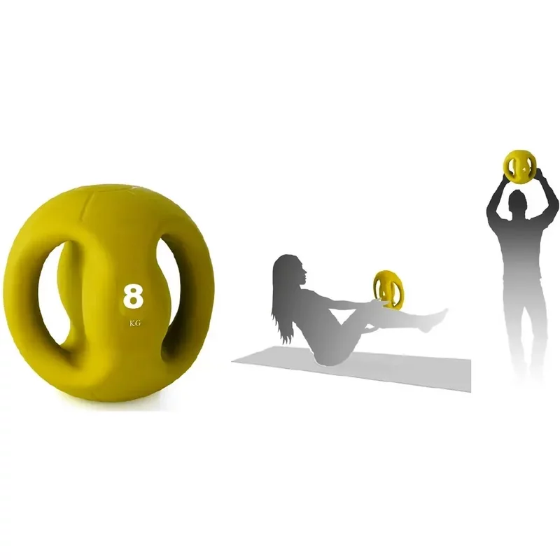 Medecine ball avec poignée Tremblay 8 kg