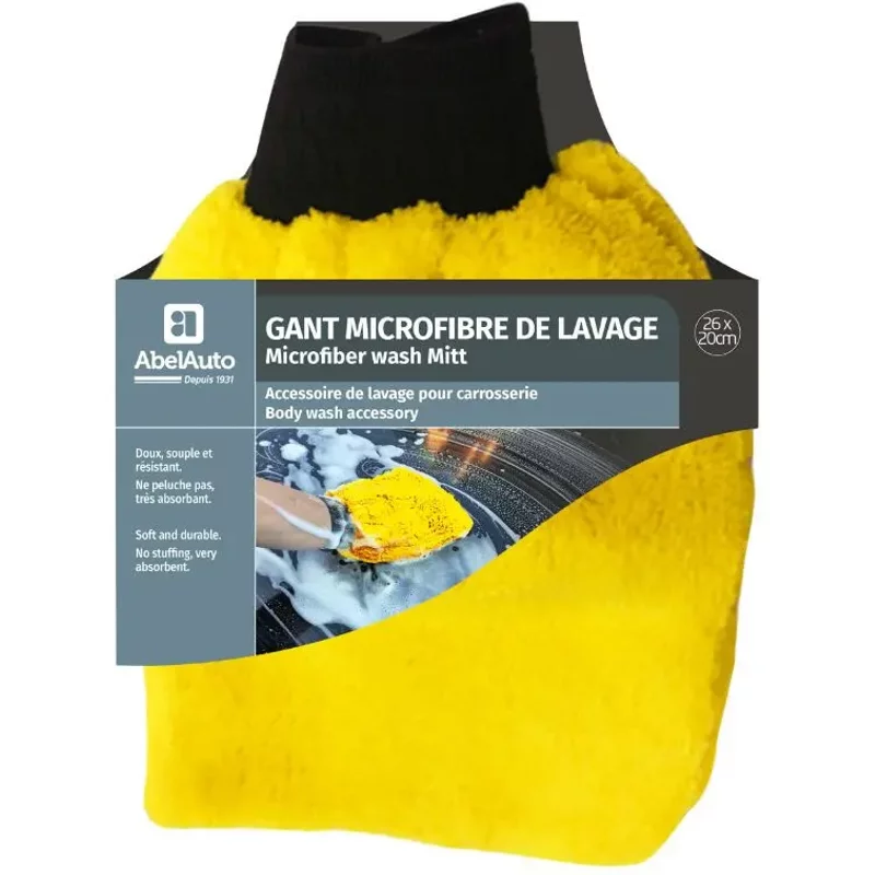 Gants microfibre de lavage Abel Auto Francaise
