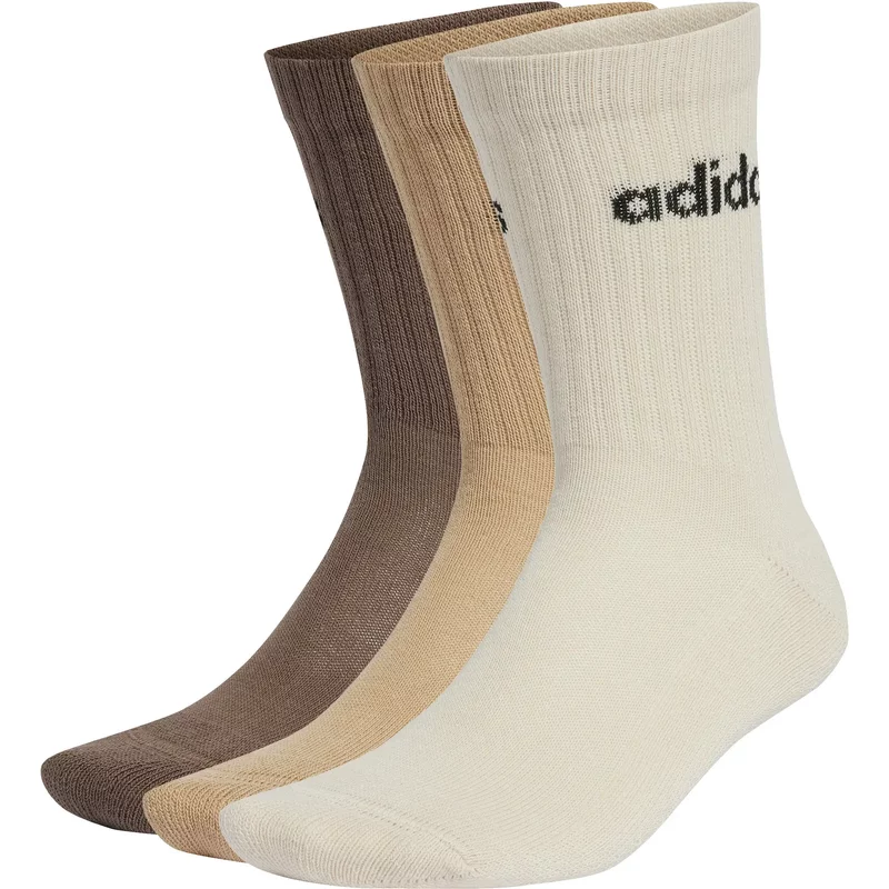 Chaussettes enfant adidas Linear Crew Cushioned (x3)