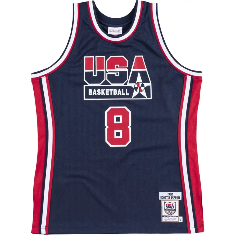 Maillot authentique Team USA Scottie Pippen