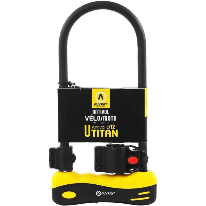 Antivol U vélo avec support niveau sécurité 5-10 Auvray Titan