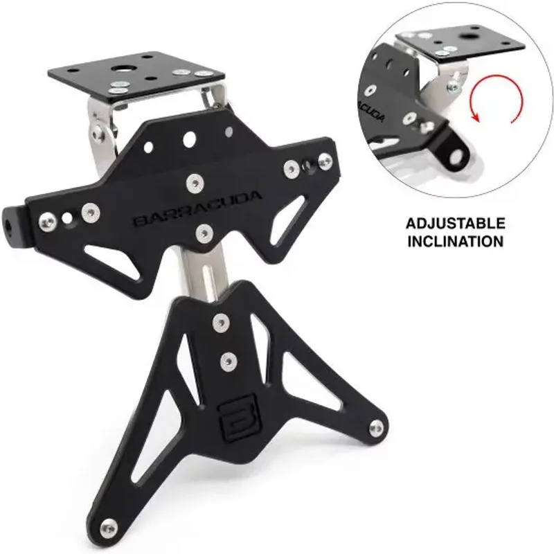 Support de plaque d'immatriculation moto Barracuda Universel
