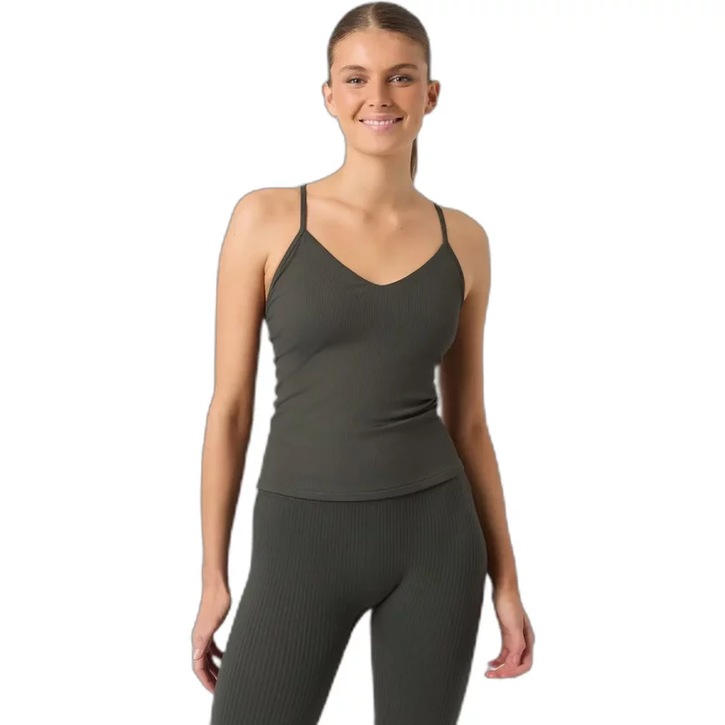 Débardeur à bretelles côtelées femme Björn Borg Studio