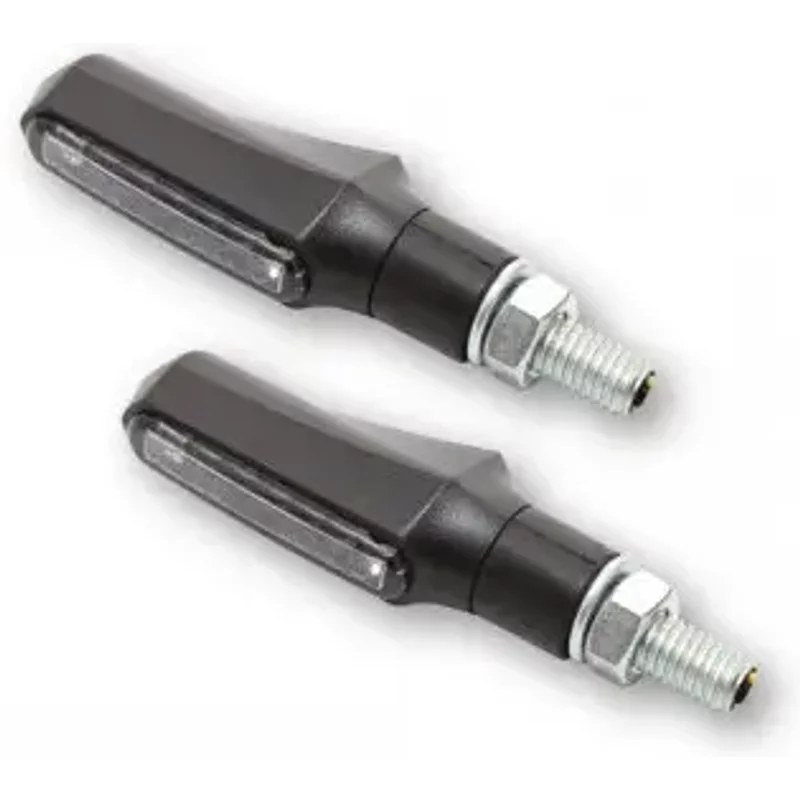 Paire de clignotants Brazoline LED Spirit noir