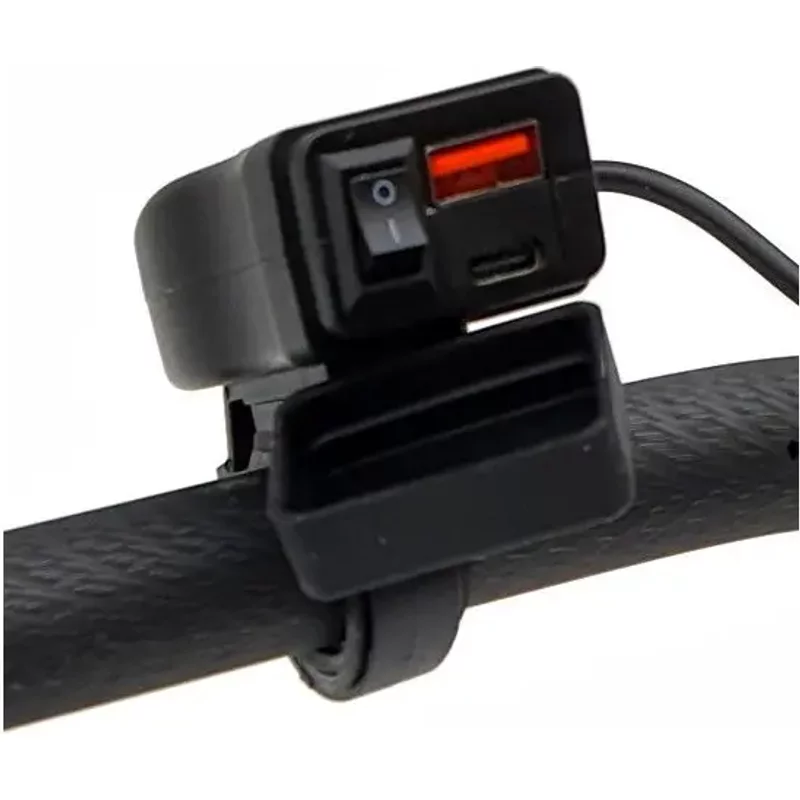 Prise USB moto double Brazoline