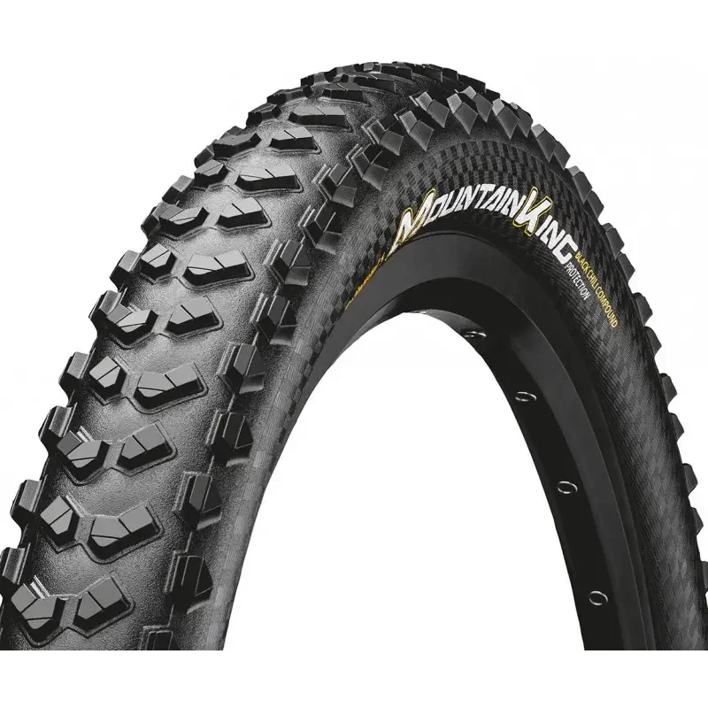 Pneu VTT souple sans chambre Ă air Continental Mountain King Protection Blackchili 70-584