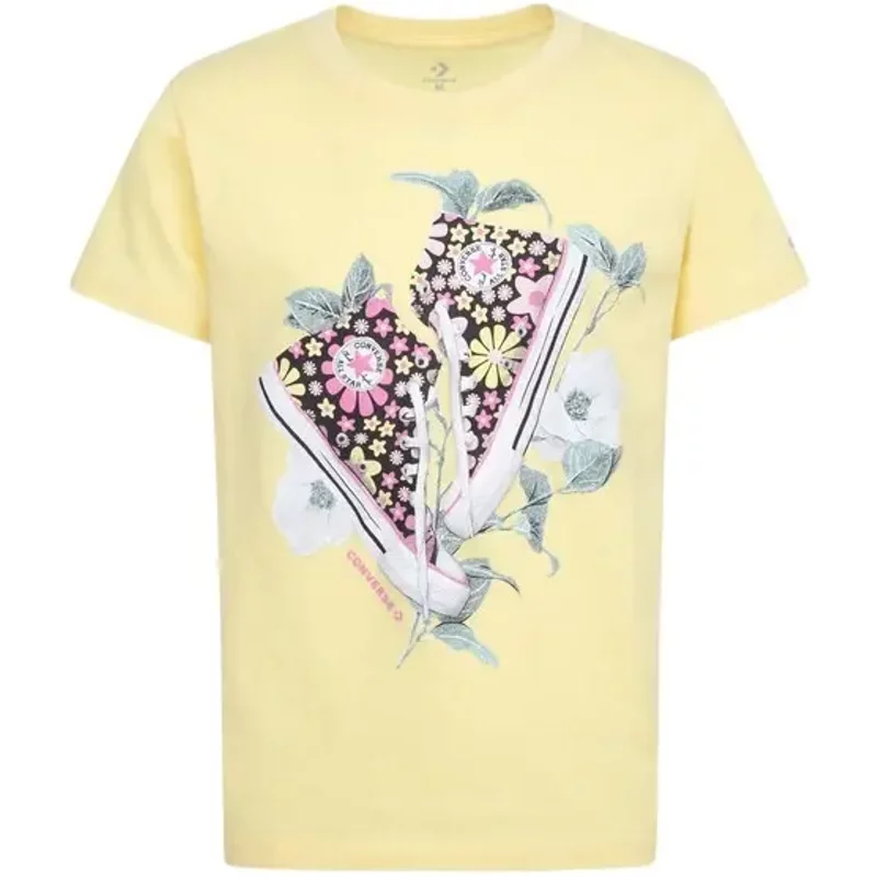 T-shirt fille Converse Floral Sneaker