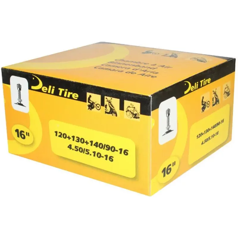 Chambre Ă air Deli Tire 120-90-16 A 140-90-16, 4.50 A 5.10-16 Tr4