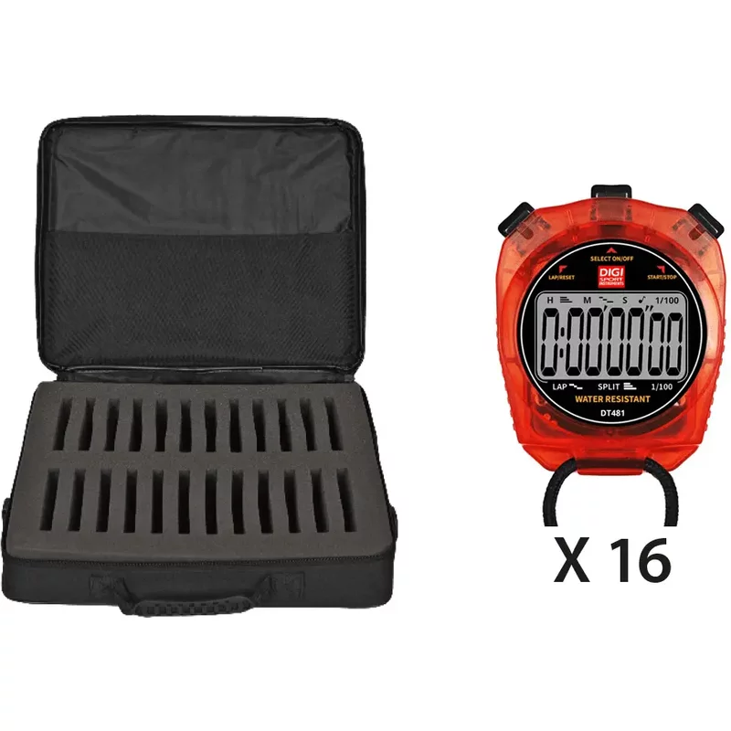 Kit chronomètre malette souple Digi Sport Instruments DT481 (x16)