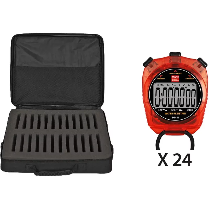 Kit chronomètre malette souple Digi Sport Instruments DT481 (x24)