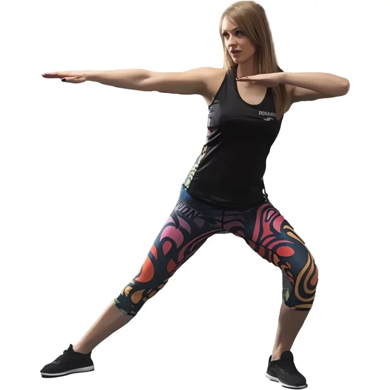 Legging 3/4 femme Dorawon Mosaique