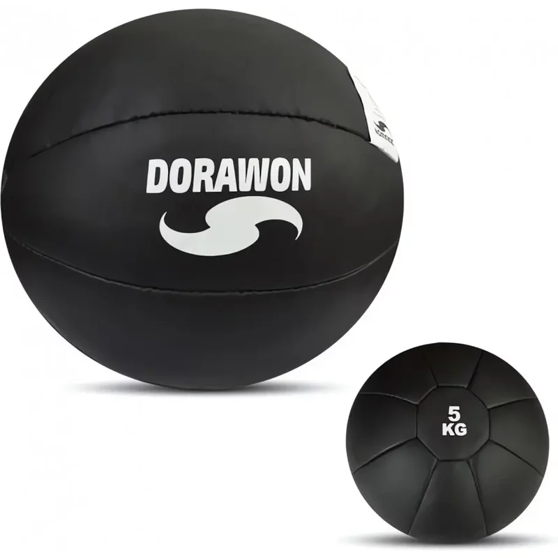 Medecine ball en cuir synthetique Dorawon