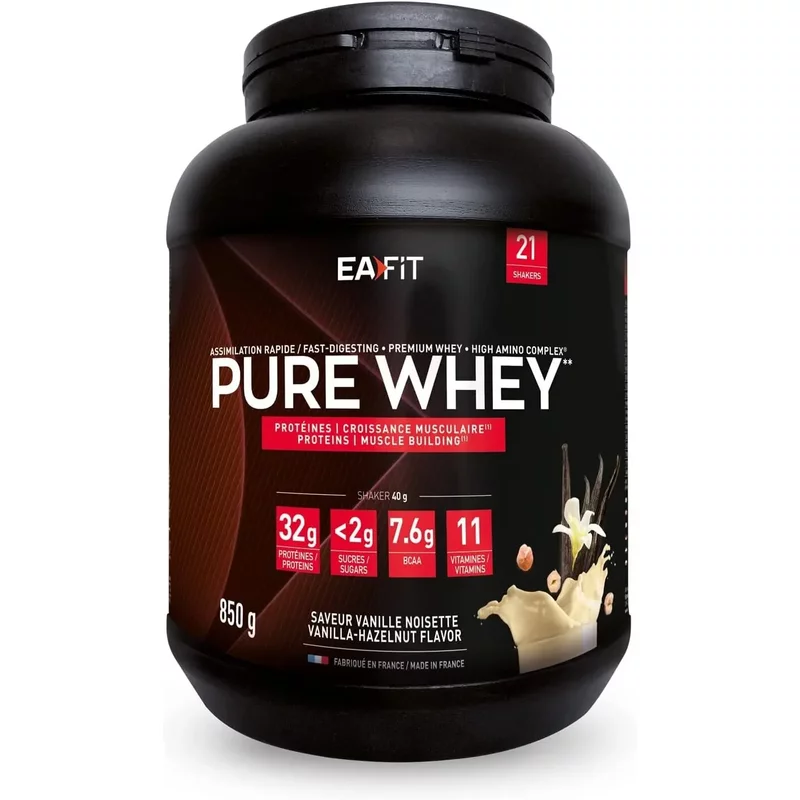 Protéine EA Fit Pure Whey Vanille Noisette