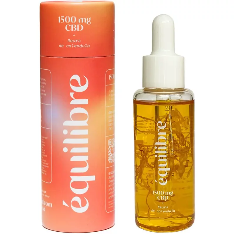 Huile CBD fleurs de calendula Equilibre