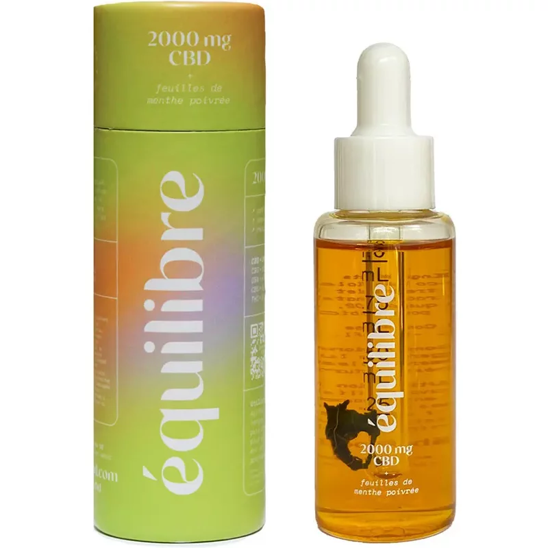 Huile CBD menthe poivrée Equilibre