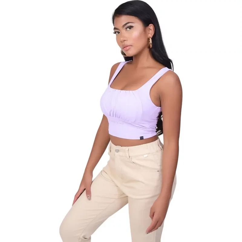 T-shirt buste plissé femme Project X Paris