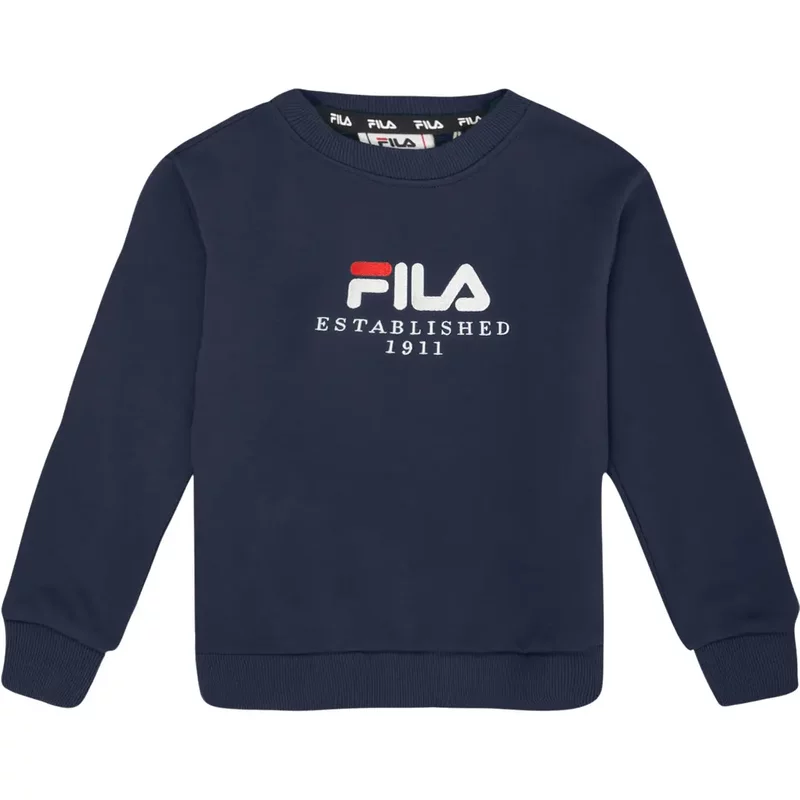 Sweatshirt col rond bébé Fila Benna Regular Logo