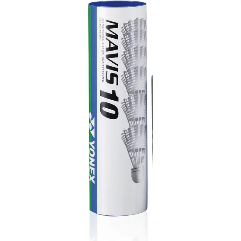 Tube de 6 volants de badminton Yonex Mavis 10
